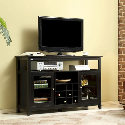 Concise Wooden Sideboard Wine Cabinet Buffet Table