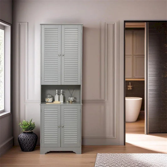 Tall Narrow Bathroom Storage Cabinet