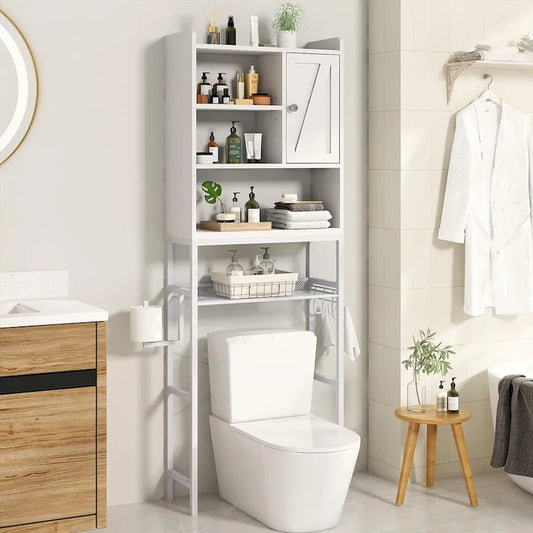 Mieres Wooden Bathroom Over The Toilet Storage Cabinet - N/A