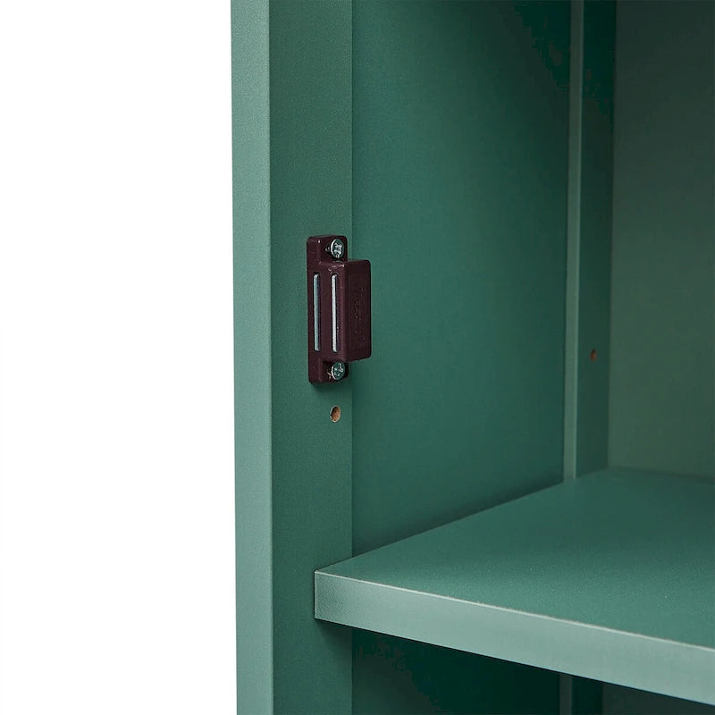 Tall Bathroom Cabinet Freestanding Storage Cabinet with Drawer - 13.4 in * 9.1 in * 66.9 in