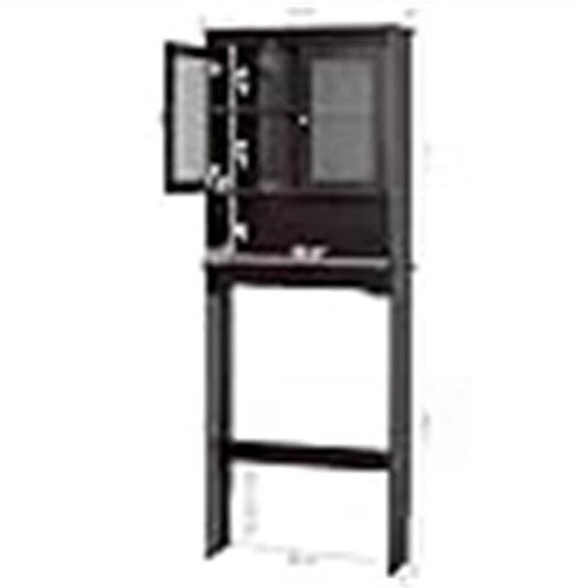 Toilet Storage Cabinet - 9.06D x 24.8W x 65.75H