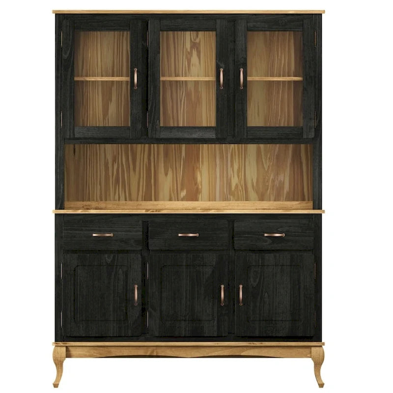 Wood Dining Hutch