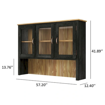 Wood Dining Hutch