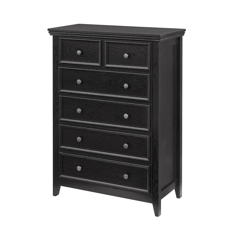 Modern 6 Drawers Dresser 6 Drawers Cabinet Chest of Drawers Closet Organizers - 31.50 * 15.75 * 44.29