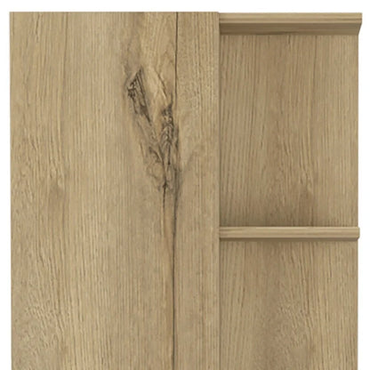 HomeRoots 62 Oak Wood Pantry Or Storage Closet - 20.1' X '62.2' X '8.5