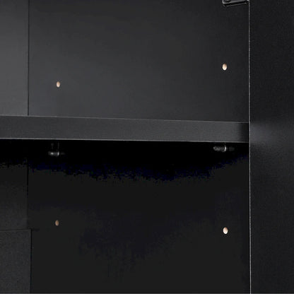 Elegant Shoe Cabinet with Arched Doors and Drawer, Cream Style Storage Sideboard with Adjustable Shelves and Solid Wood Legs