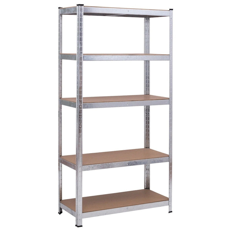 Costway 71 Heavy Duty Storage Shelf Steel Metal Garage Rack 5 Level - 35.5x 15.76x 71(L x W x H)