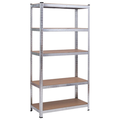 Costway 71 Heavy Duty Storage Shelf Steel Metal Garage Rack 5 Level - 35.5x 15.76x 71(L x W x H)
