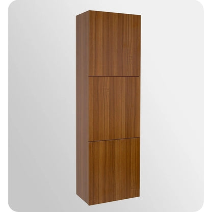 Fresca 59 Freestanding Bathroom Linen Cabinet with Three Storage