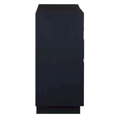 2-Door Storage Cabinet - 34 - Glossy Blue Finish