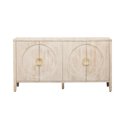 Sophisticated Fir Veneer Cabinet with Textured Finish