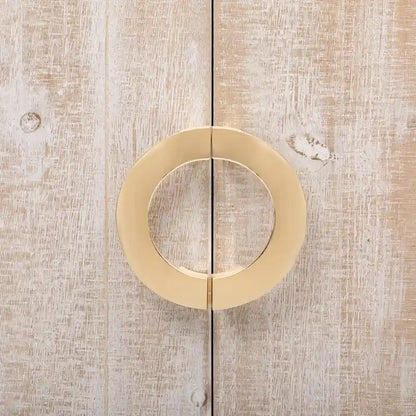 Sophisticated Fir Veneer Cabinet with Textured Finish