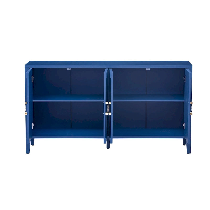 Sophisticated Fir Veneer Cabinet with Textured Finish