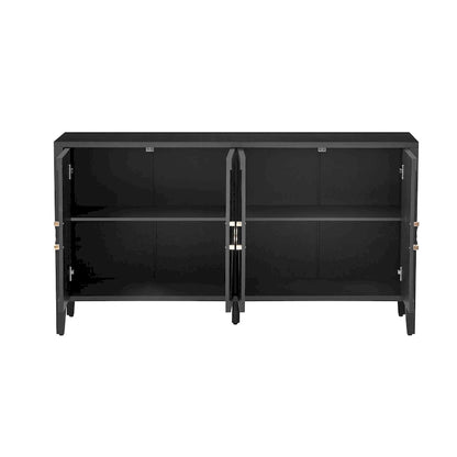 Sophisticated Fir Veneer Cabinet with Textured Finish