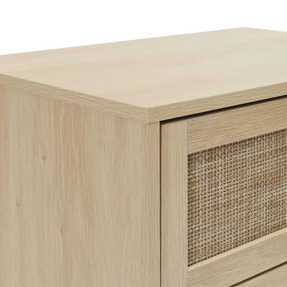 Rattan 3 Drawer Cabinet for bedroom living room