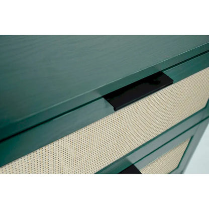 Rattan 3 Drawer Cabinet for bedroom living room