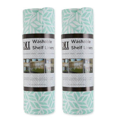 DII Grey Lattice Shelf Liner (Set of 2)