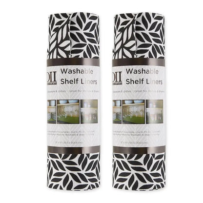 DII Grey Lattice Shelf Liner (Set of 2)
