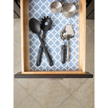 DII Grey Lattice Shelf Liner (Set of 2)