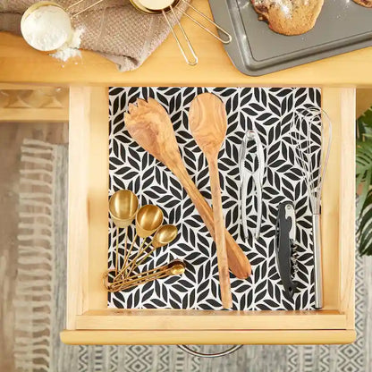 DII Grey Lattice Shelf Liner (Set of 2)