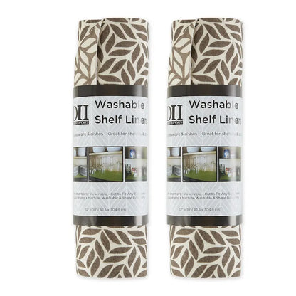 DII Grey Lattice Shelf Liner (Set of 2)