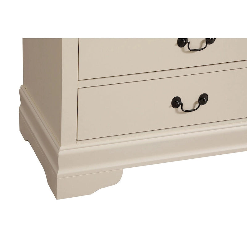 Louis Phillipe 5 Drawer Chest of Drawers (33 in L. X 18 in W. X 48 in H)