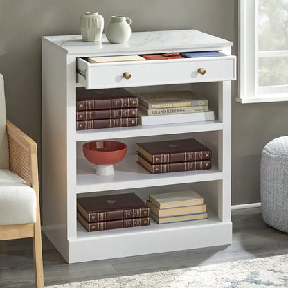 Lifestorey Monza 1-Drawer Cabinet with Shelves