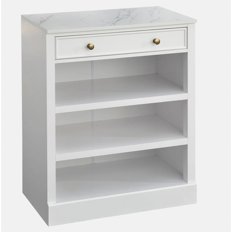 Lifestorey Monza 1-Drawer Cabinet with Shelves