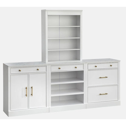 Lifestorey Monza 1-Drawer Cabinet with Shelves