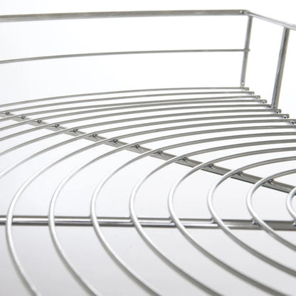Dowell Lazy Susan 28 Diameter - 270 Degree Double Rack Stainless Steel