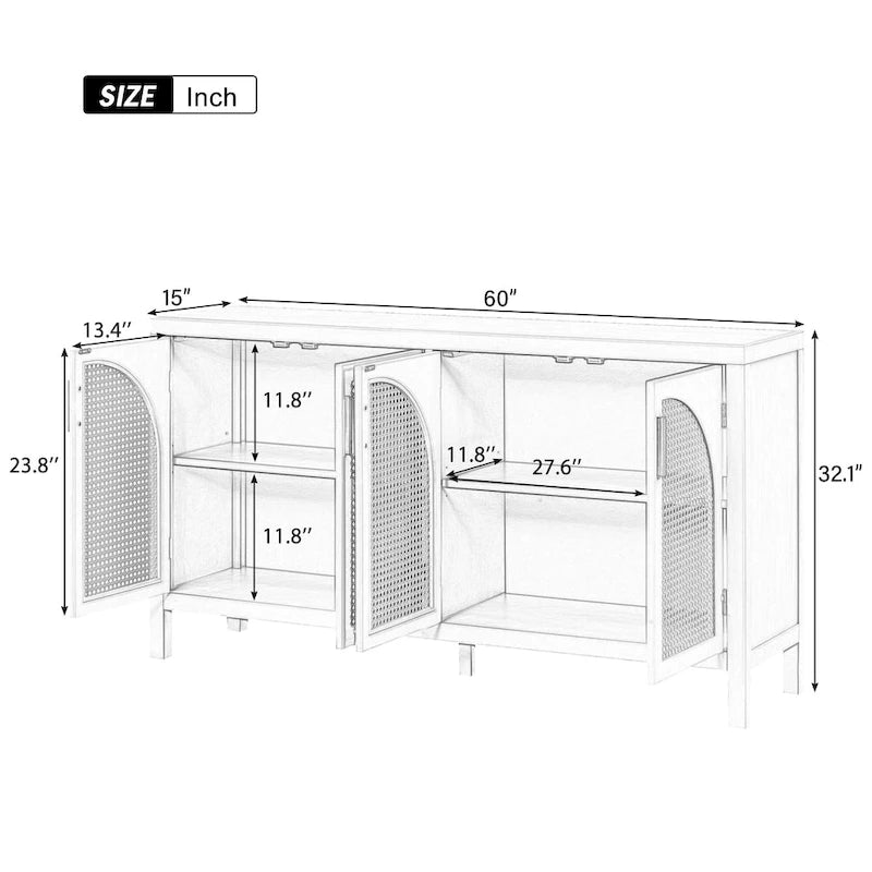 Large Storage Space Sideboard