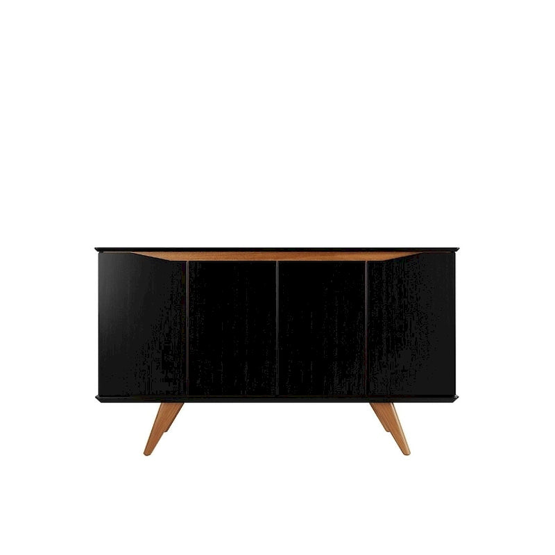 Manhattan Comfort Tudor 53.15 Sideboard with 4 Shelves