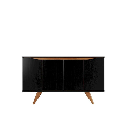Manhattan Comfort Tudor 53.15 Sideboard with 4 Shelves