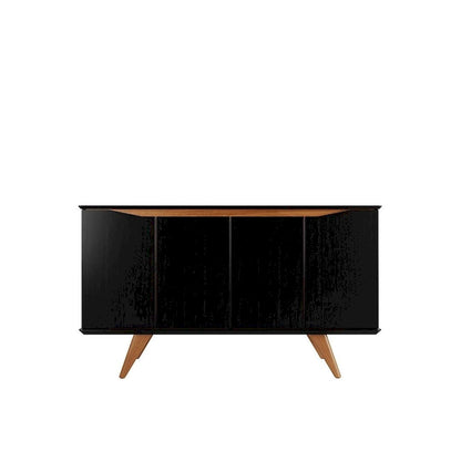 Manhattan Comfort Tudor 53.15 Sideboard with 4 Shelves