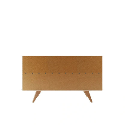 Manhattan Comfort Tudor 53.15 Sideboard with 4 Shelves