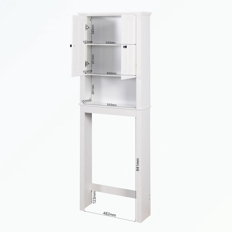 Bathroom Wooden Storage Cabinet Over-The-Toilet