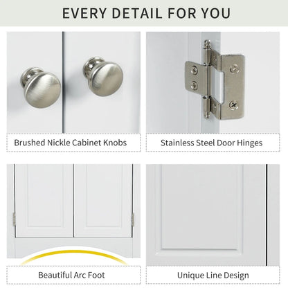 Grey Triangle Bathroom Storage Cabinet with Adjustable Shelves