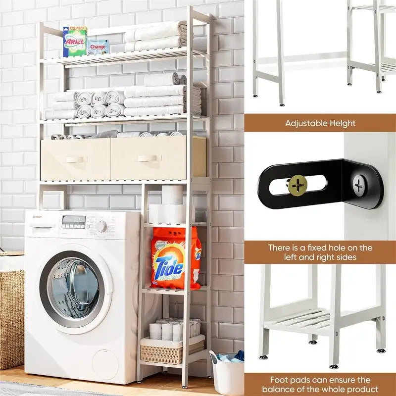 Over the Toilet Storage Cabinet - 11.81D x 32.68W x 67.72H