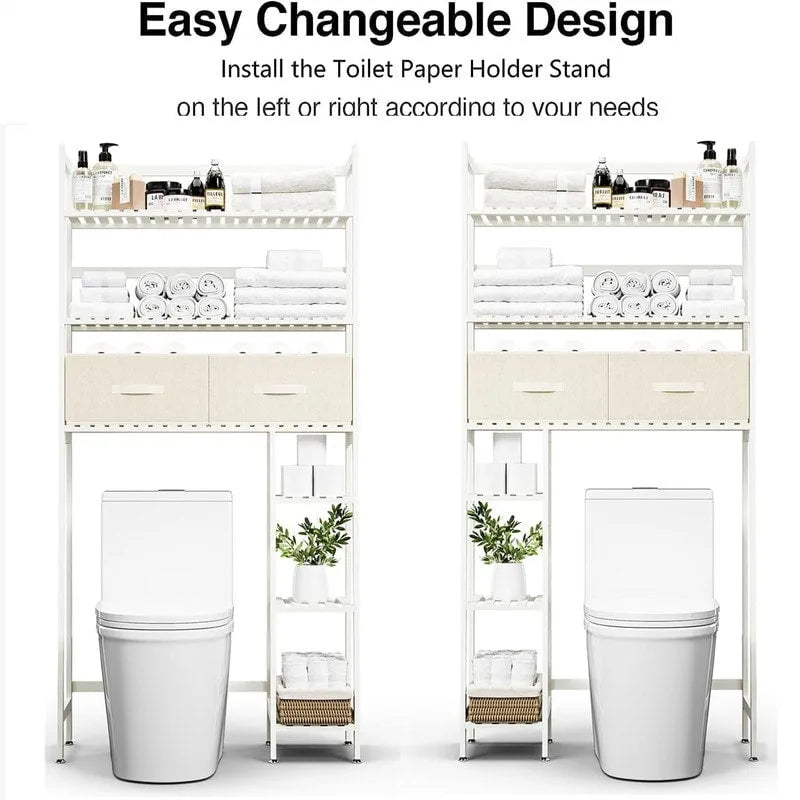 Over the Toilet Storage Cabinet - 11.81D x 32.68W x 67.72H