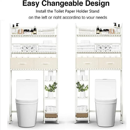 Over the Toilet Storage Cabinet - 11.81D x 32.68W x 67.72H