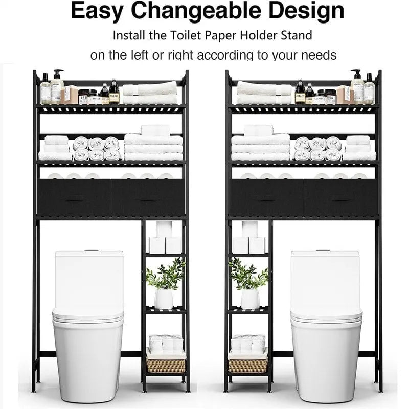 Over the Toilet Storage Cabinet - 11.81D x 32.68W x 67.72H