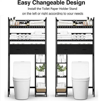 Over the Toilet Storage Cabinet - 11.81D x 32.68W x 67.72H