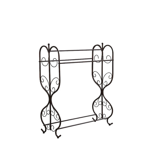 Free Standing Towel Rack, Pewter