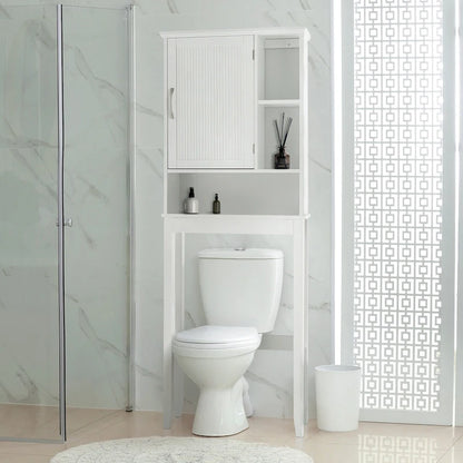 Teamson Home Newport Over-the-Toilet Cabinet, White