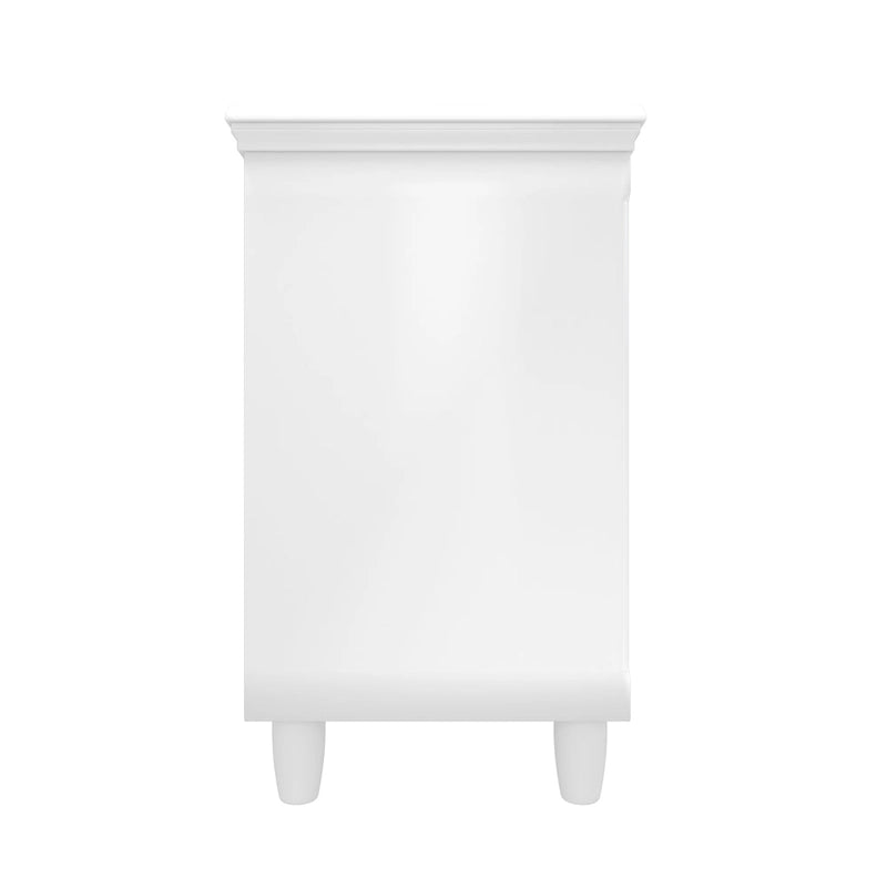 3-Drawer Nightstand Storage Wood Cabinet