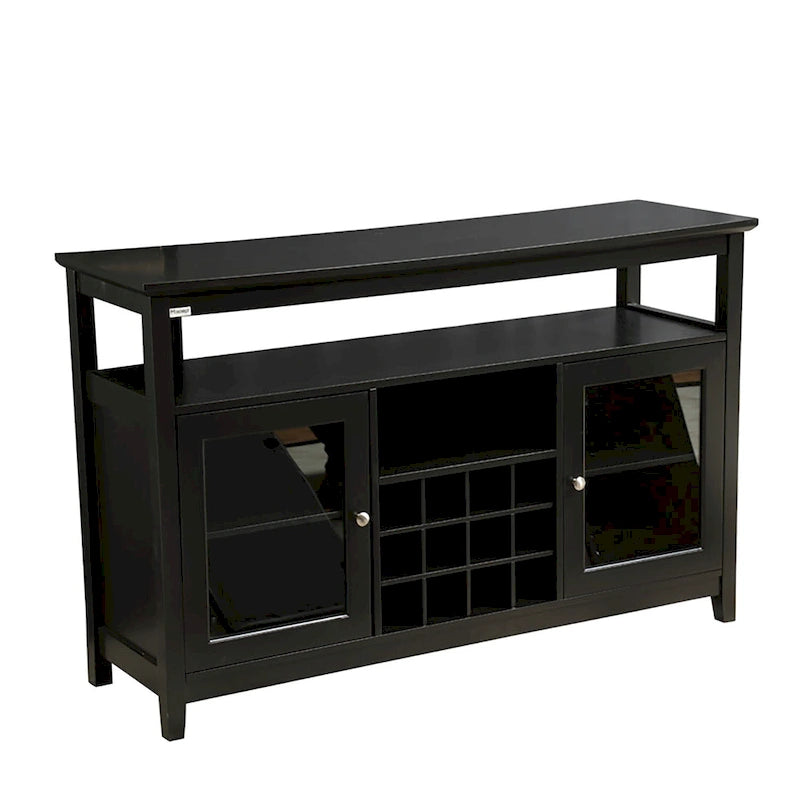 Concise Wooden Sideboard Wine Cabinet Buffet Table