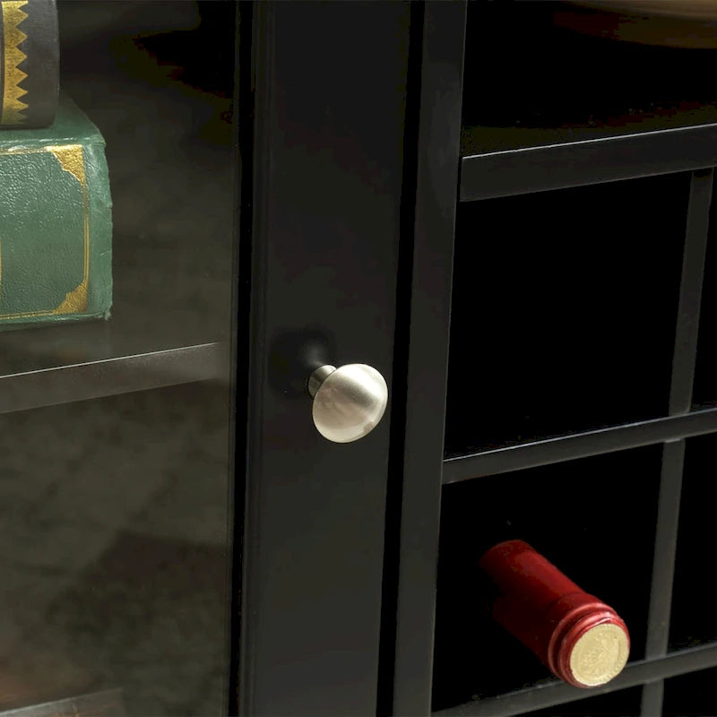 Concise Wooden Sideboard Wine Cabinet Buffet Table