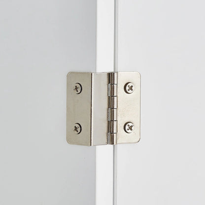 Tall Storage Cabinet with Two Drawers - N/A