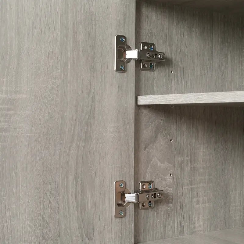 HOMCOM 72 Kitchen Buffet with Hutch, Freestanding Pantry Cupboard with Utility Drawer, 2 Door Cabinets and Countertop, Brown