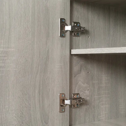 HOMCOM 72 Kitchen Buffet with Hutch, Freestanding Pantry Cupboard with Utility Drawer, 2 Door Cabinets and Countertop, Brown